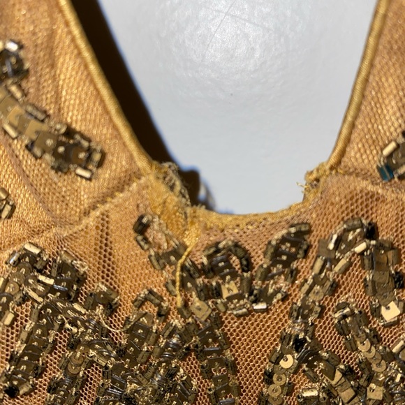 Beaded & Sequin Evening Dress | Nicole Miller - Picture 4 of 7